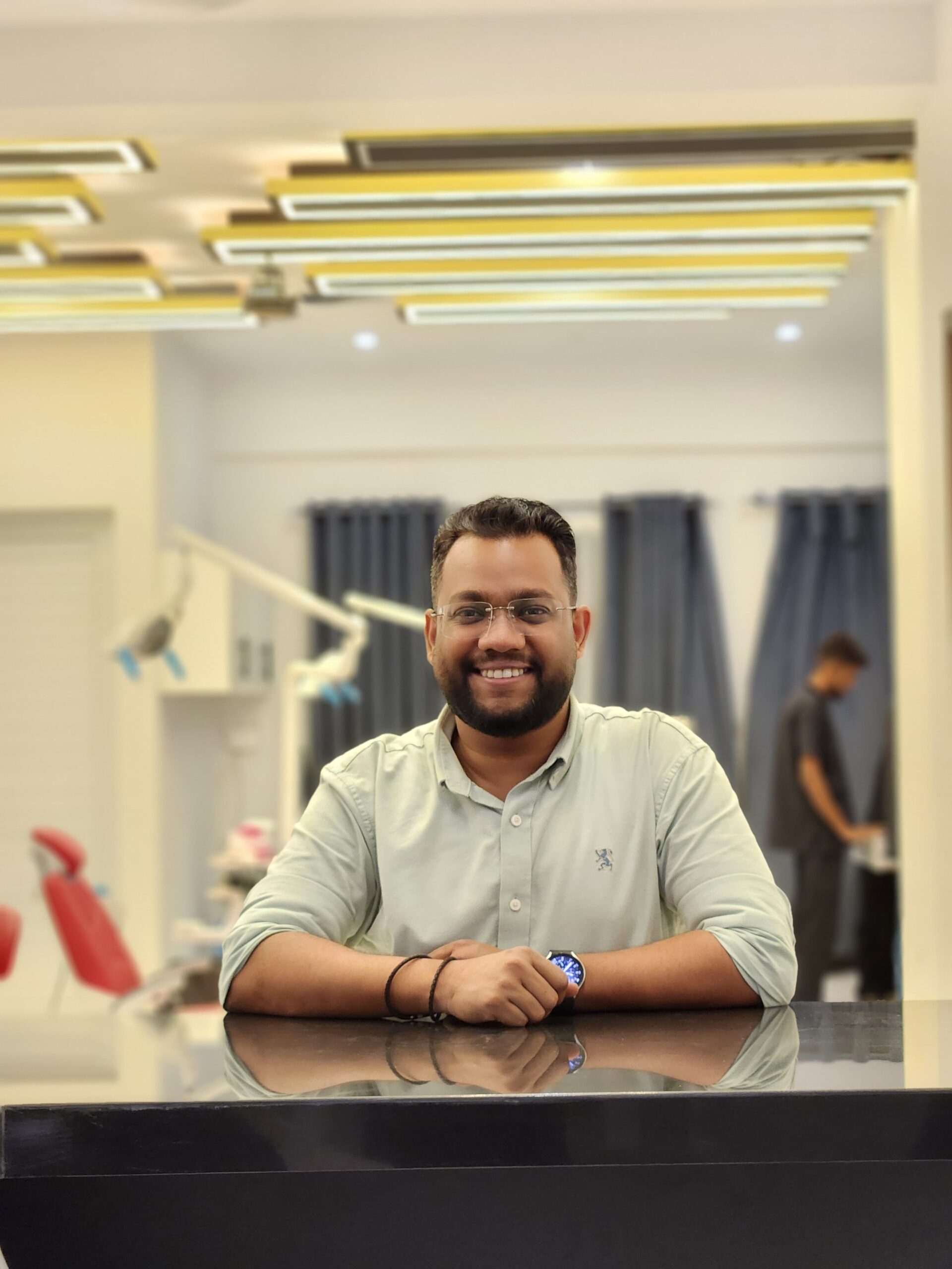 Dr. Ali Rashid in the clinic